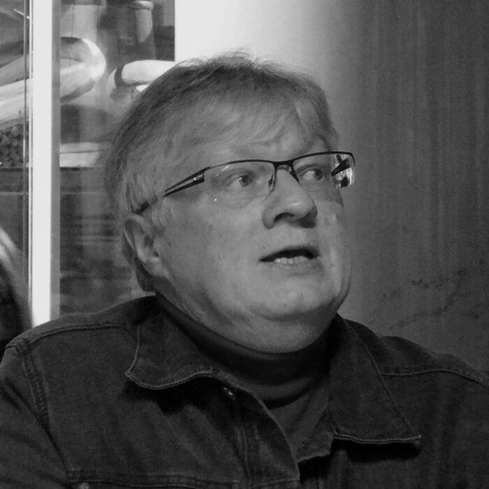 Prof. Wojciech Burszta na otwarciu wystawy Porządek Rzeczy