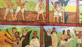 Zdjęcie obrazu z wystawy Afrykańskie wyprawy, azjatyckie drogi. Klikając w ten link możecie przeczytać o szóstym kongresie afrykanistów.