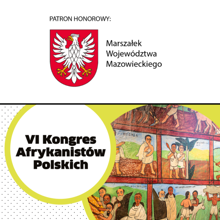 Dekoracja. Klikając w grafikę można przeczytać o patronacie Marszałka Województwa Mazowieckiego